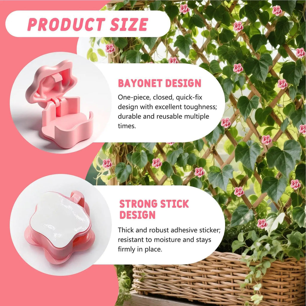 10-Pack Self-Adhesive Plant Climbing Wall Clips for Vines Plant Climbing Clips Zpaxo