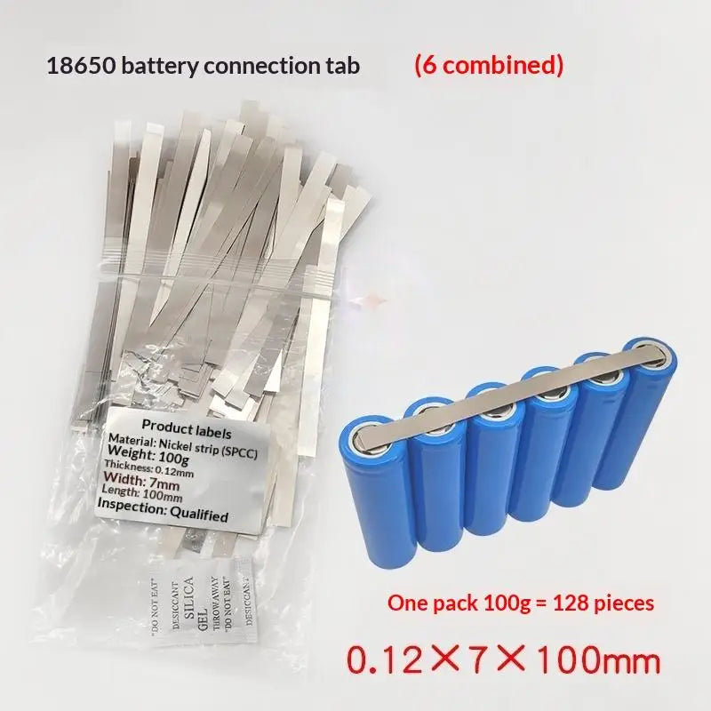 Nickel Plated Steel Strip 18650 Battery Spot Welding Welders Zpaxo 7x100mm