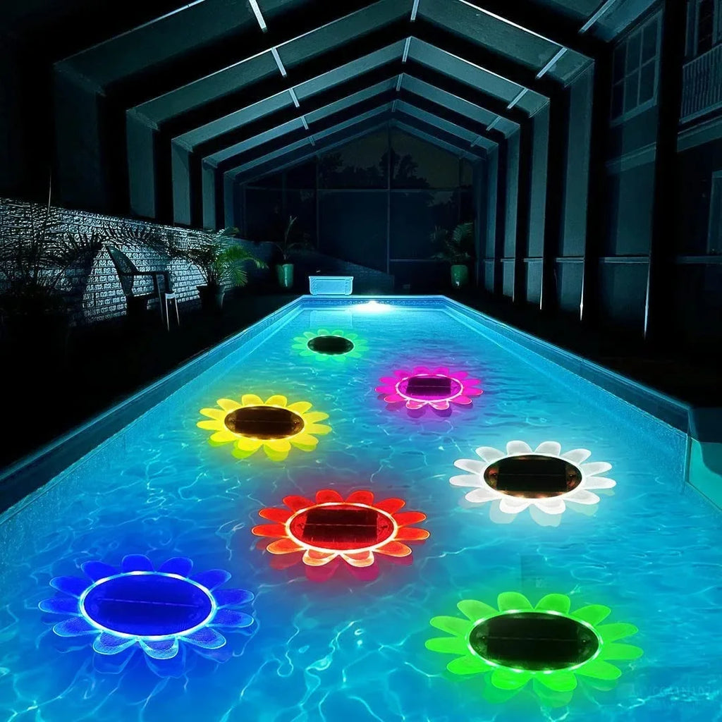 Solar Floating Pool Lights Colorful Changing Waterproof IP68 Zpaxo