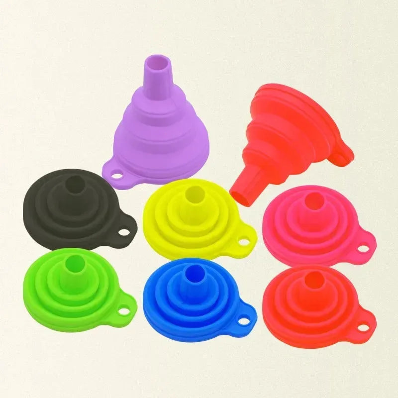 Collapsible Silicone Car Funnel – Universal Oil & Fluid Fill
