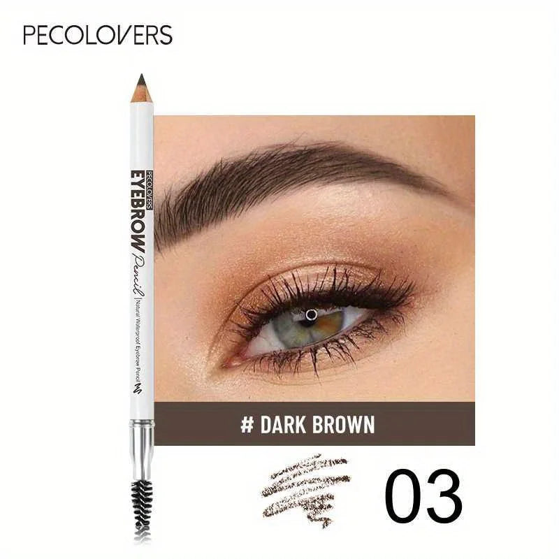 Waterproof Eyebrow Pencil Long-lasting 3 Colors Natural Eye Brow Pencil Brown Black Enhancer Dye Tint Pen Makeup Tools Zpaxo