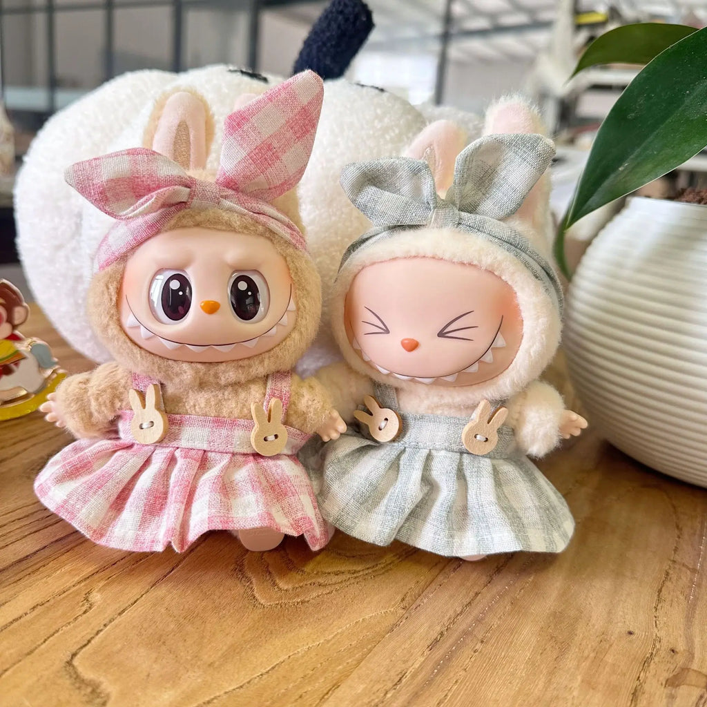 LABUBU Doll'S Clothes Outfit Accessories for 15-17cm Labubu Idol V1 V2 Stylish Outfit Clothes Sports Leisure Suit Clothing Gift Zpaxo