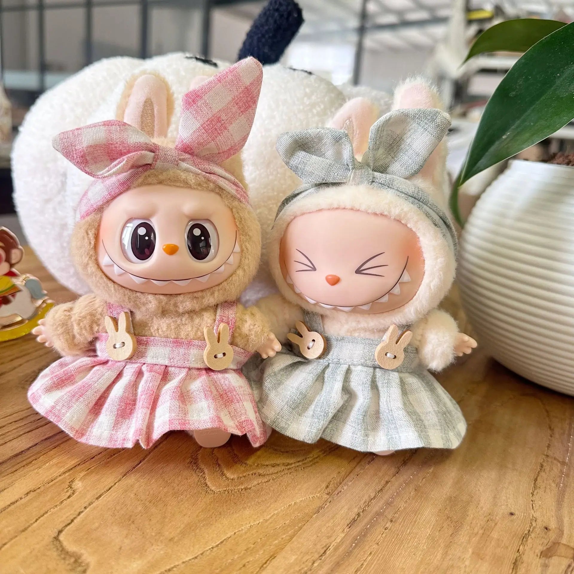 LABUBU Doll'S Clothes Outfit Accessories for 15-17cm Labubu Idol V1 V2 Stylish Outfit Clothes Sports Leisure Suit Clothing Gift Zpaxo