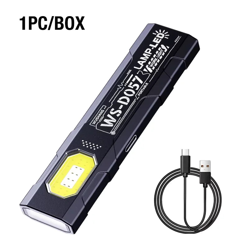 Portable Waist Hanging Keychain Mini Flashlight Multifunctional