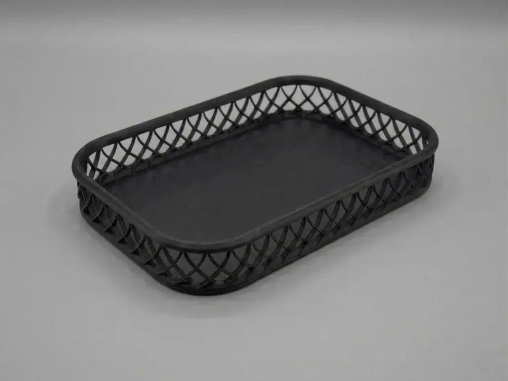 Nordic Lattice Desktop Storage Tray Minimalist Cosmetic Organizer