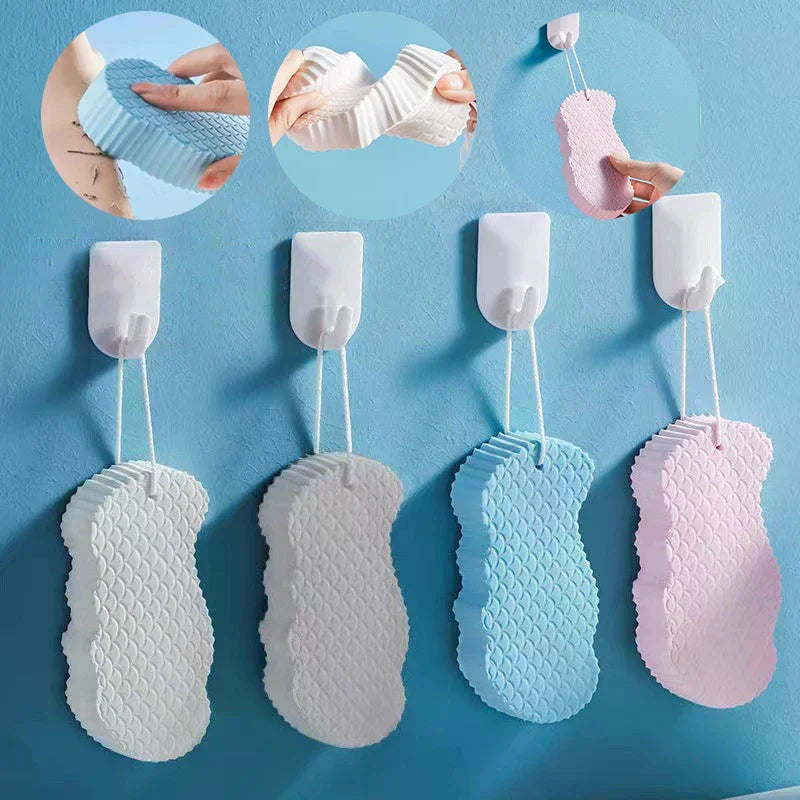 Soft Exfoliating Shower Sponge Brush Body Skin Remover Exfoliator 3D Zpaxo