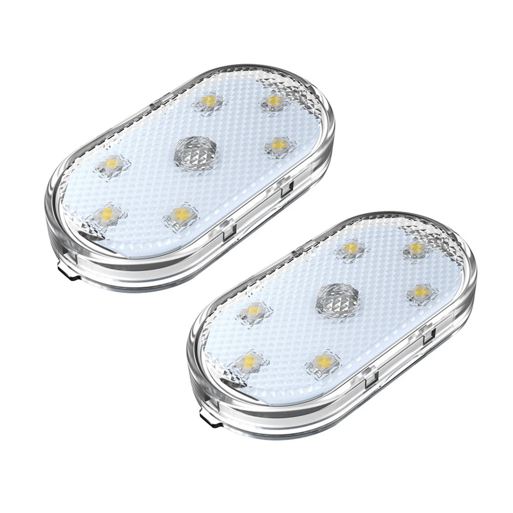 Car LED Touch Lights Wireless Interior Light Auto Roof Ceiling