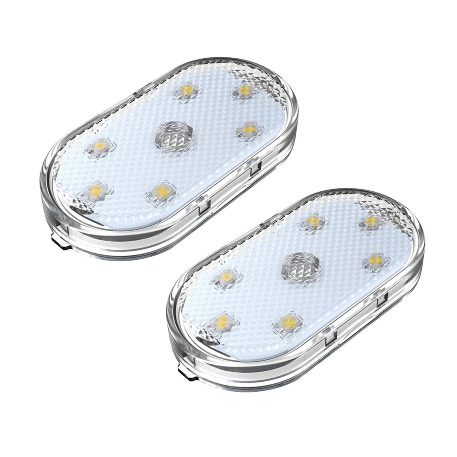 Car LED Touch Lights Wireless Interior Light Auto Roof Ceiling