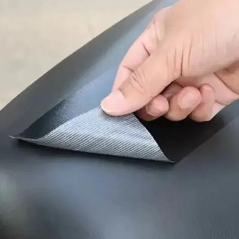 Powerful High-Viscosity Black Single-Sided Fabric Tape -Precision Repairing of Electric BikeSeats, Sofas, and Leather Upholstery Zpaxo