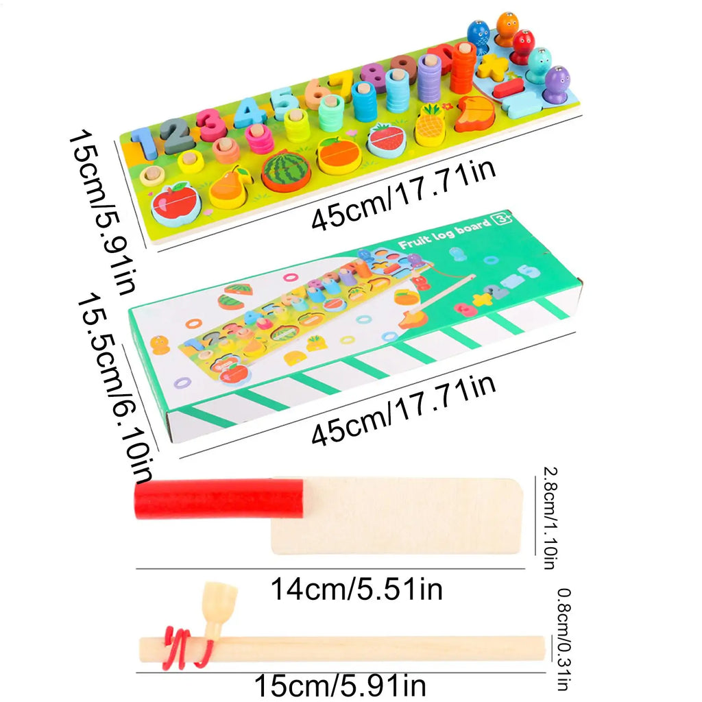 Matching Game Funny Interactive Educational Toys Kids Fruit Number Matching Game For Boys Girls Children Preschoolers School Zpaxo