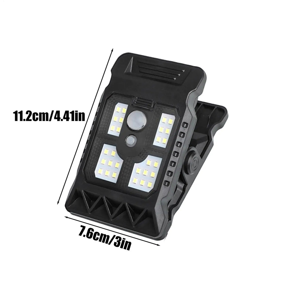 New Upgraded Solar Clip Light Outdoor Courtyard Lamp Camping Garden 3 Lighting Intelligent Sensing Solar Wall Lamp Zpaxo