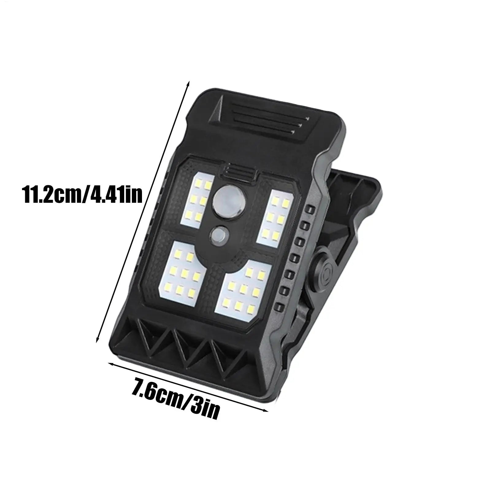 New Upgraded Solar Clip Light Outdoor Courtyard Lamp Camping Garden 3 Lighting Intelligent Sensing Solar Wall Lamp Zpaxo