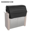 BBQ Grill Top Cover Water Resistant Built In Grill Cover Dust Cover 210D Oxford Cloth Barbecue Grill Cover Camping Accessories Zpaxo 94X69X61CM China Mainland