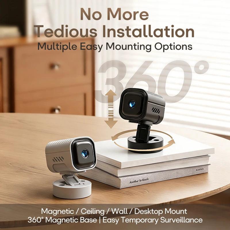 HD 1080P 360 Base Rotation High-definition Night Vision Wifi Camera