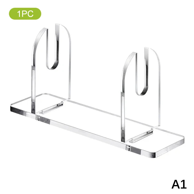 1 Acrylic Fan Display Stands Foldable Stand Holder Space-saving Desk Zpaxo A1