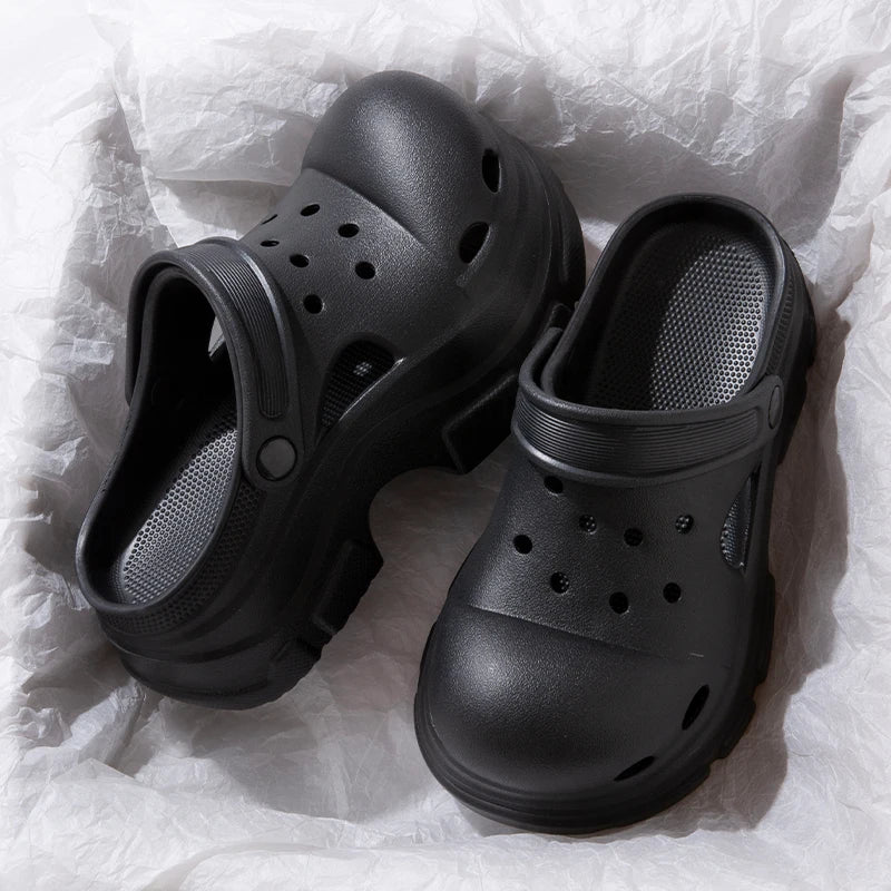 SHAJI Ladies Cloud Clogs Summer Platform Non Slip Sandals Fashion