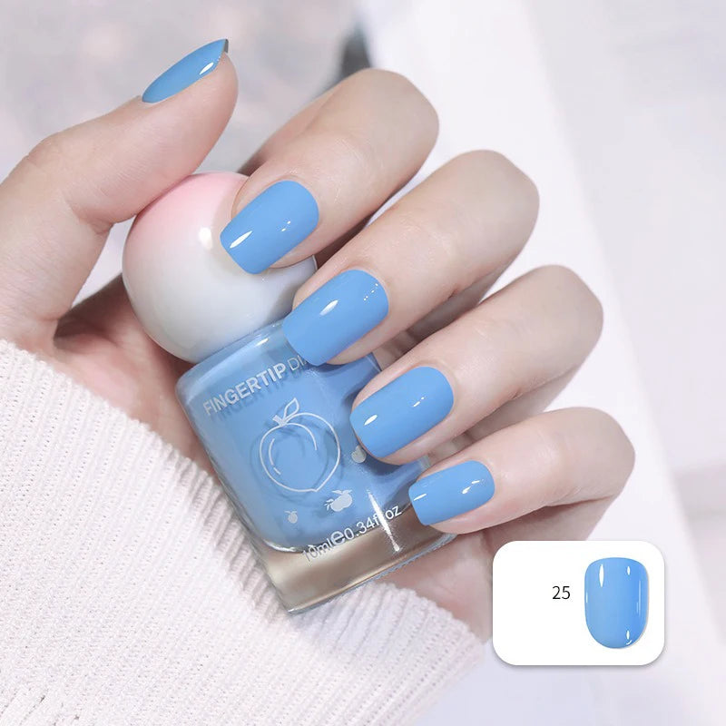 No-bake Nail Polish Polarized Nude Nails Art Tearable Quick Dry Zpaxo 25