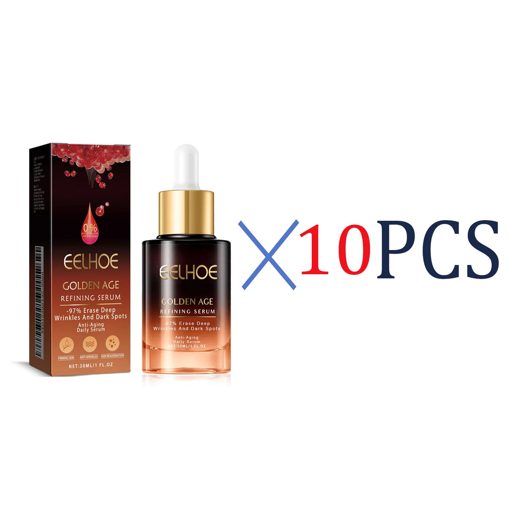 Golden Age Anti Aging Serum 30ml Wrinkle Reduction Face Serum With Pca Sodium Hydrating Firming Moisturizing Skin Care Essence Zpaxo 10 Pcs