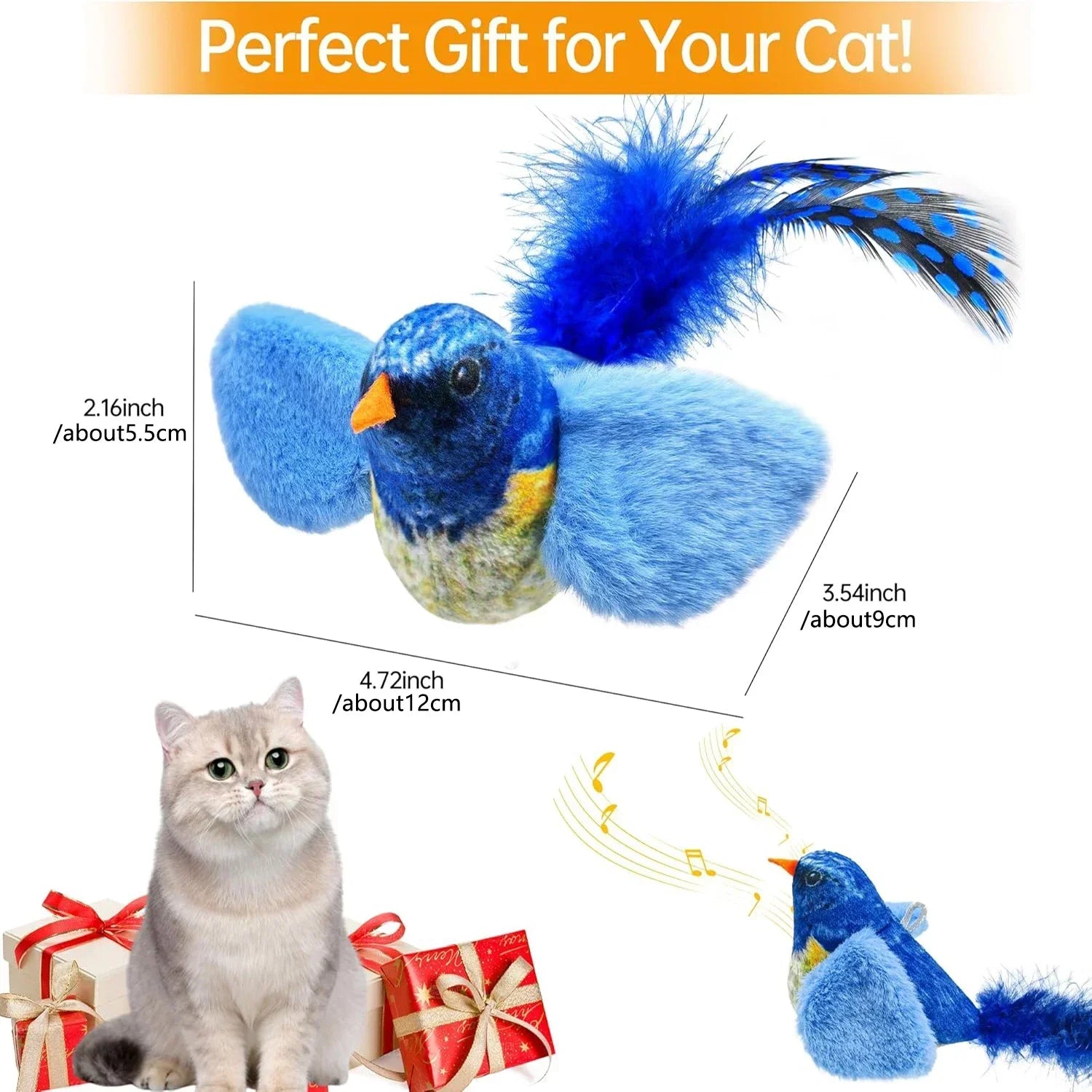 Hanging Cat Toy – Real Feathers & Catnip Interactive Teaser