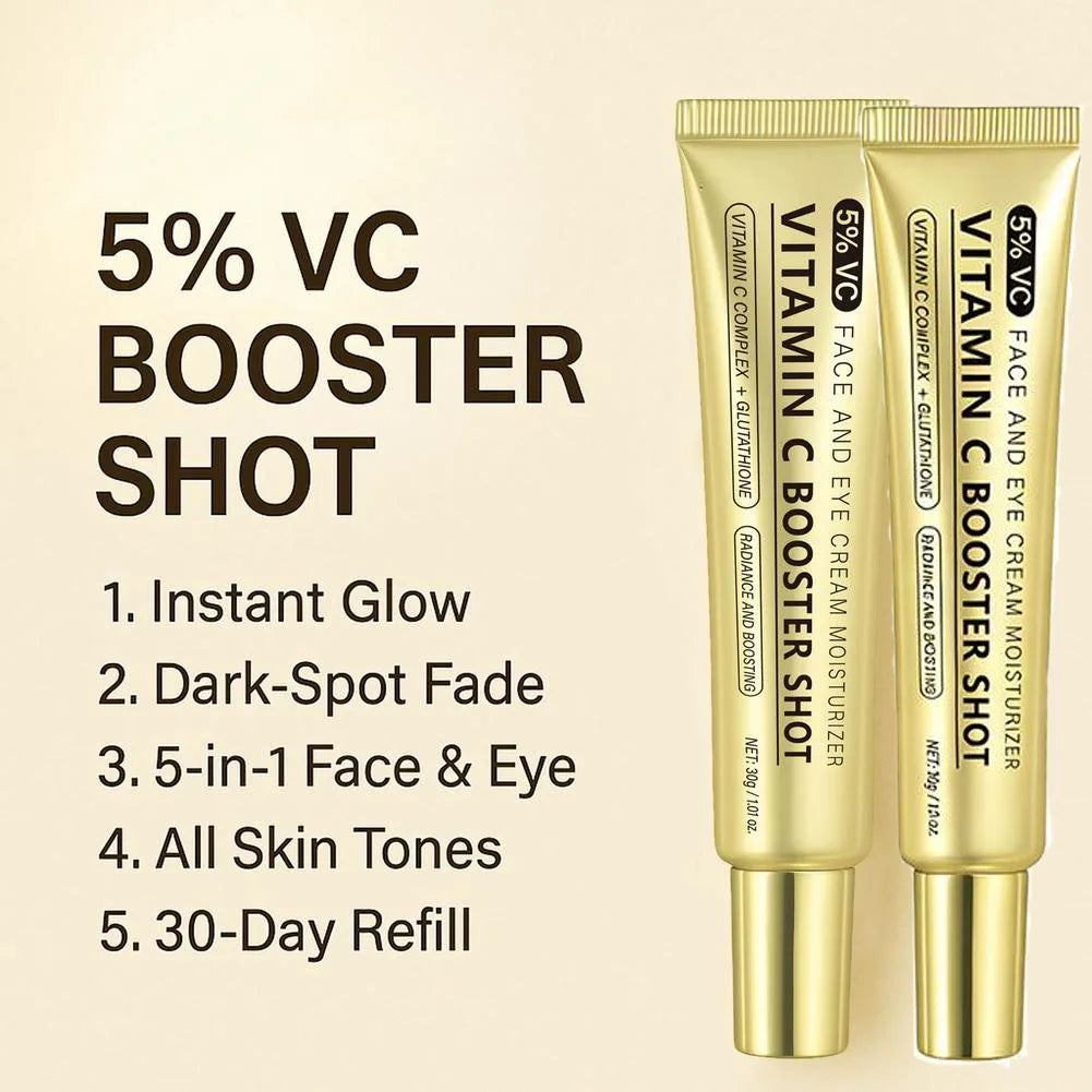 Vitamin C Booster Serum Glutathione Niacinamide V E Brightening Firming Moisturizer Hydrating Lightweight Serum for Face Care Zpaxo