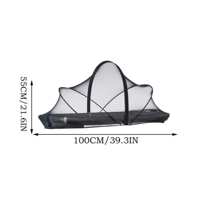 Bassinet Cover Bassinet Netting Cover Breathable Foldable Mesh For Rocking Cradle Stroller Playard Toddler Hammock Small Spaces Zpaxo