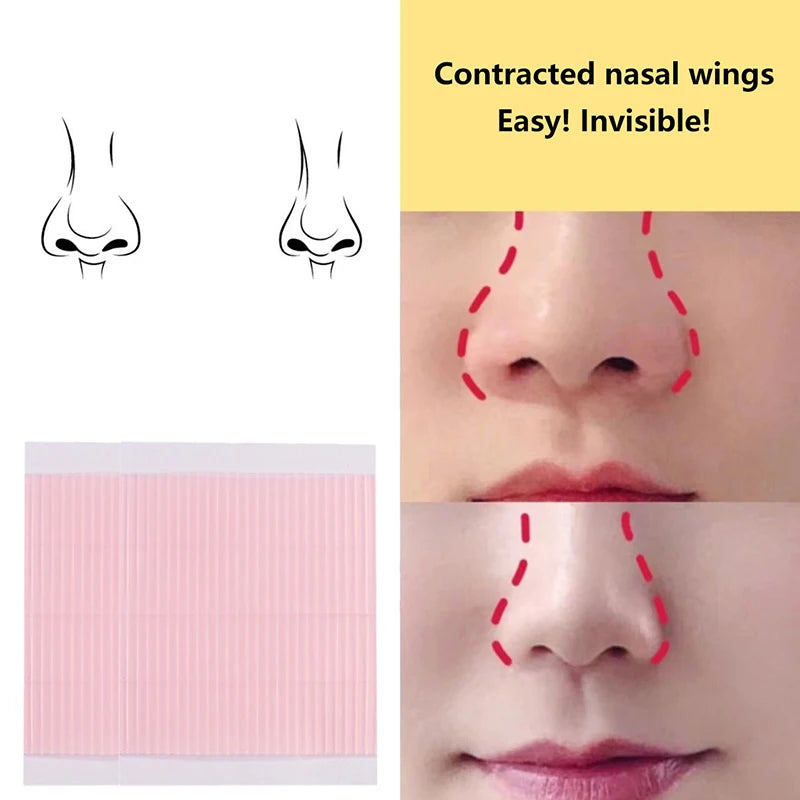 50/200Pcs Disposable Invisible Thin Nose Stickers For Nose Face Skincare Beauty Ultra Thin Paper Facial For Beauty Salon Zpaxo