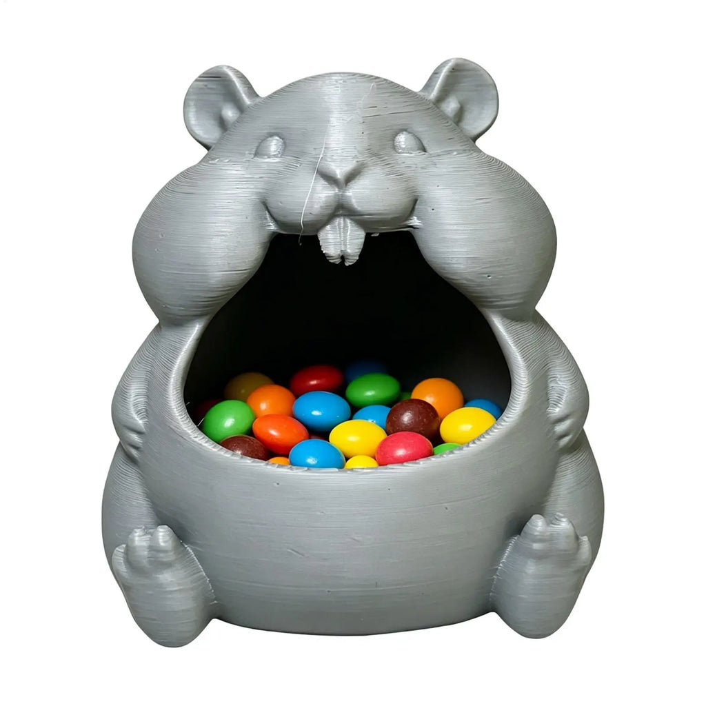 Hamster Shaped Candy Bowl Cute Decorative Tray Multipurpose Organizer