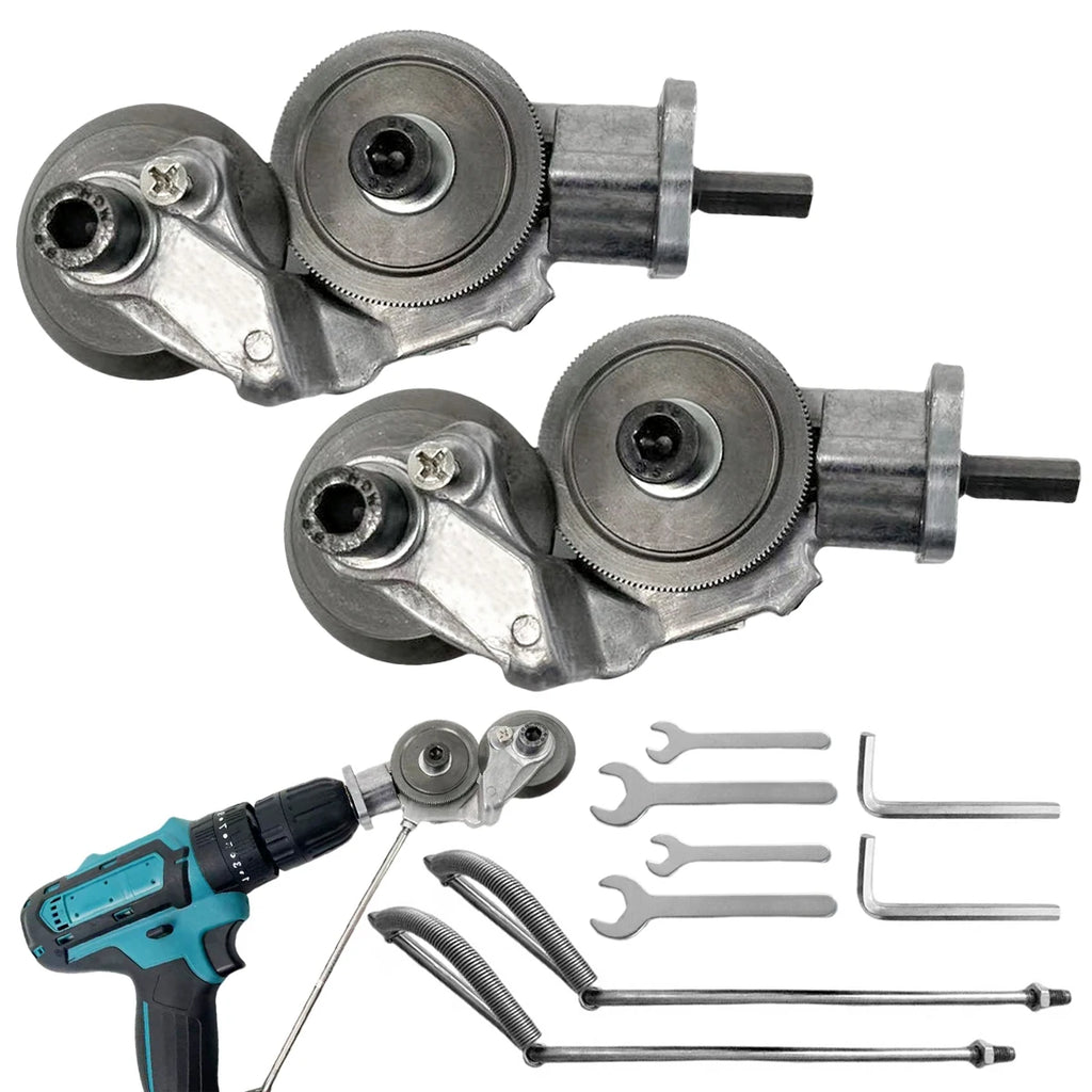 2pcs Electric Drill Cutter Metal Sheet Cutting Tool Cut Plate Punch Shears Drill Attachment for Metal Cutting Accessories 2023 Zpaxo
