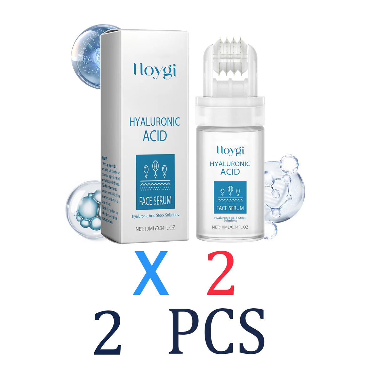 Hydrating Roller Serum Facial Winter Luxury Skincare Collection Zpaxo 2 Pcs