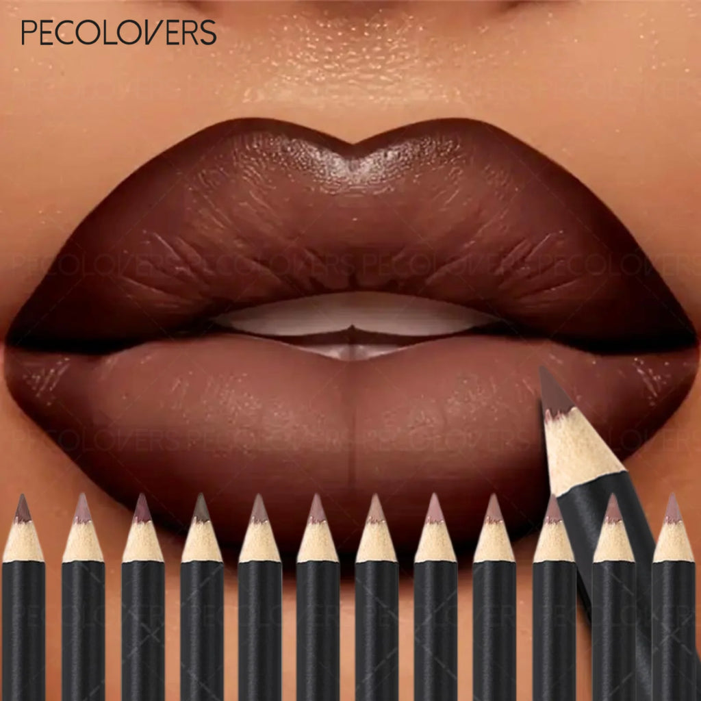Nude Long-lasting Lip Liner Pencil Matte Lipstick Pen Effect Zpaxo