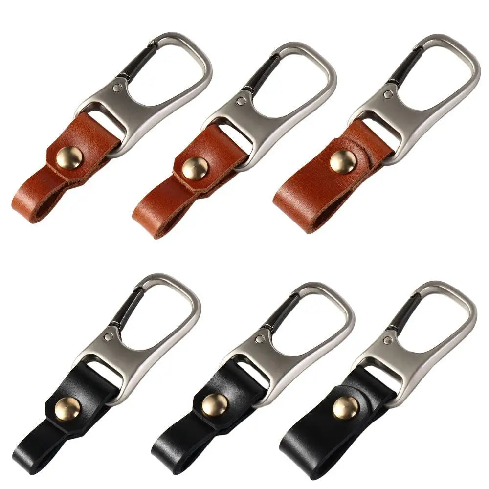 Car Accessories Key Ring Bag Charms Genuine Leather Waist Buckle Car Key Holder Car Keychain Keys Organizer Leather Keychain Zpaxo
