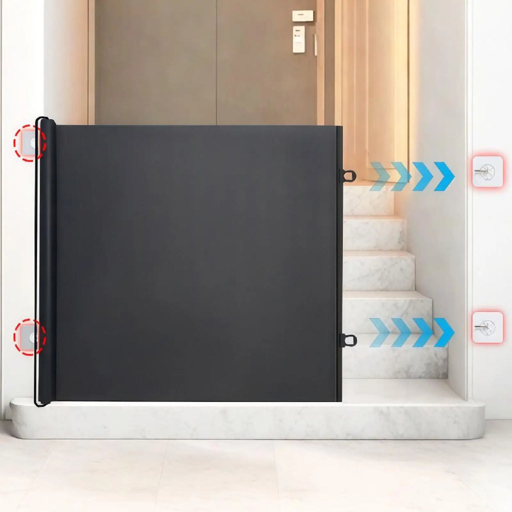 No-drill Retractable Pet Gates Anti Dog Jumping Fence Telescopic Cat