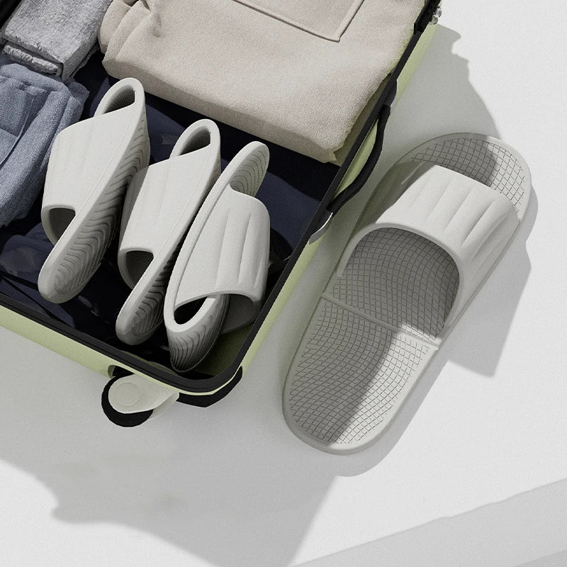 Foldable Travel Slippers Women Men Non Slip Soft Sole Lightweight