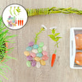 Easter Egg Carrot Foam Decor Versatile DIY Craft Fillable Empty Shape