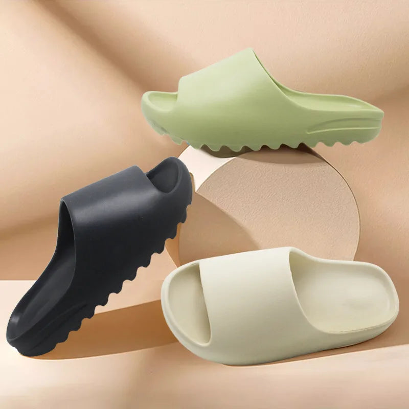 Thick-bottomed EVA Flip-flops Women Slippers Anti-slip Function