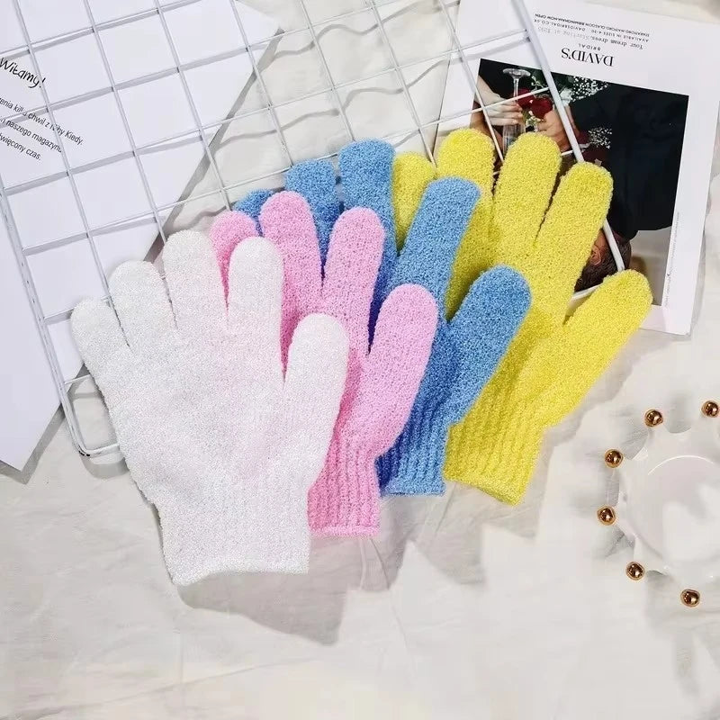 Exfoliating Bath Gloves – Soft Body Scrubbing Shower Gloves
