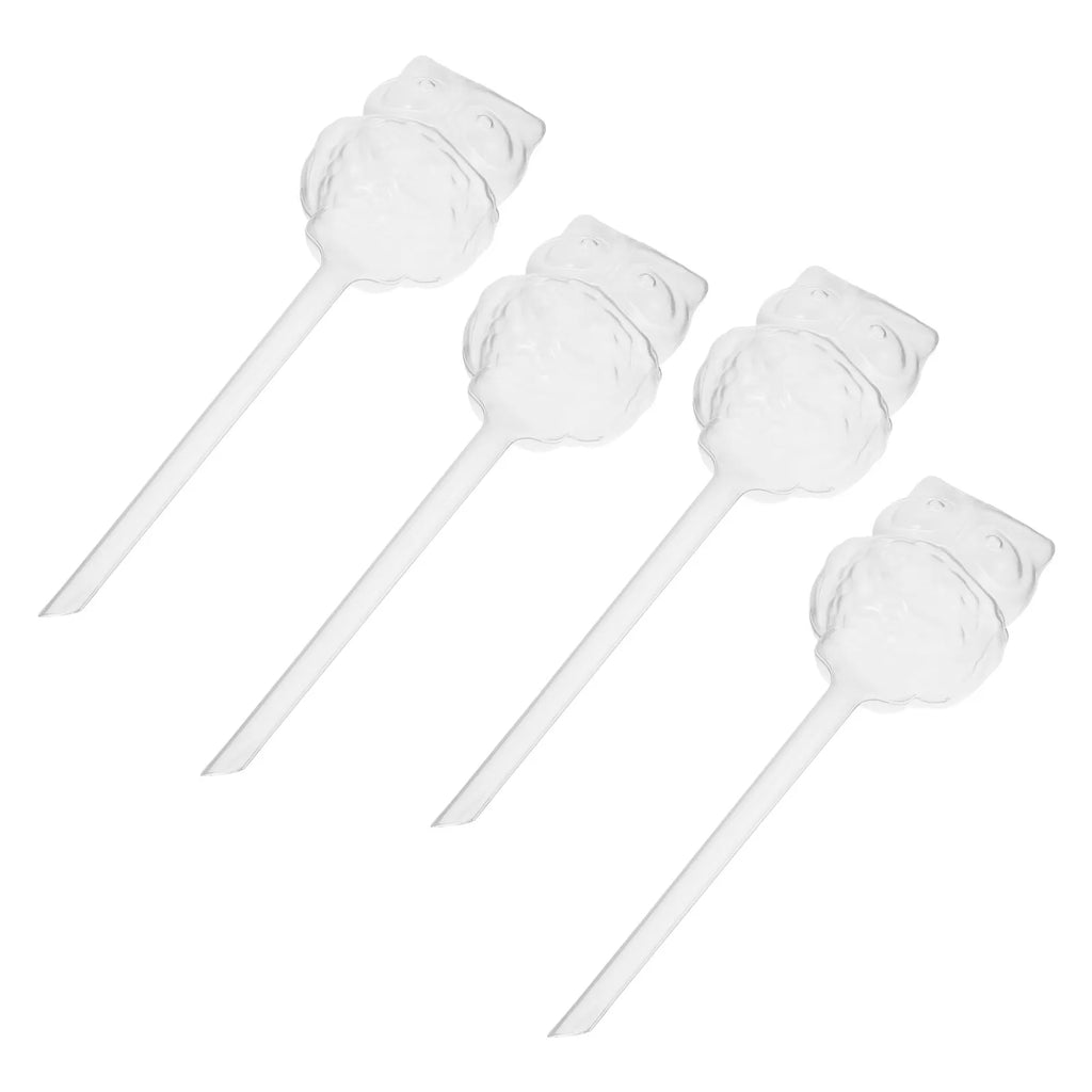 4Pcs Owl Shape Automatic Watering Device for Plants PVC Self Watering Bulb Garden Patio Lawn Houseplant Hanging Plant Irrigation Zpaxo