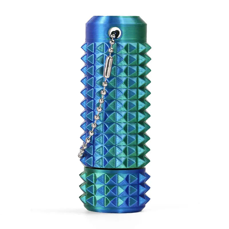 Little Ouchies Fidget Pocket Mini Spiky Grippie Stim Keychain Venting Zpaxo BlueGreen