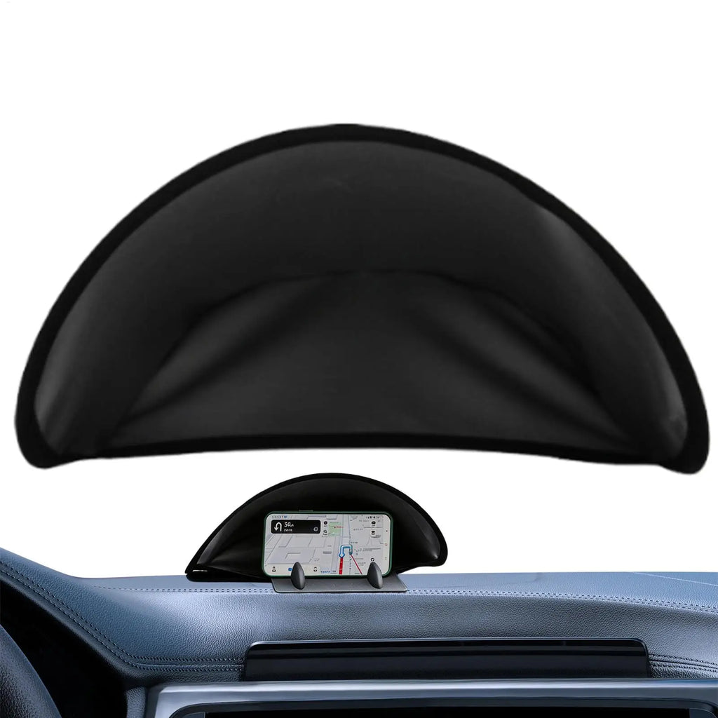 Foldable Car Phone Sun Shade – Anti-Glare Dashboard Shield Dashboard Sun Shade Zpaxo