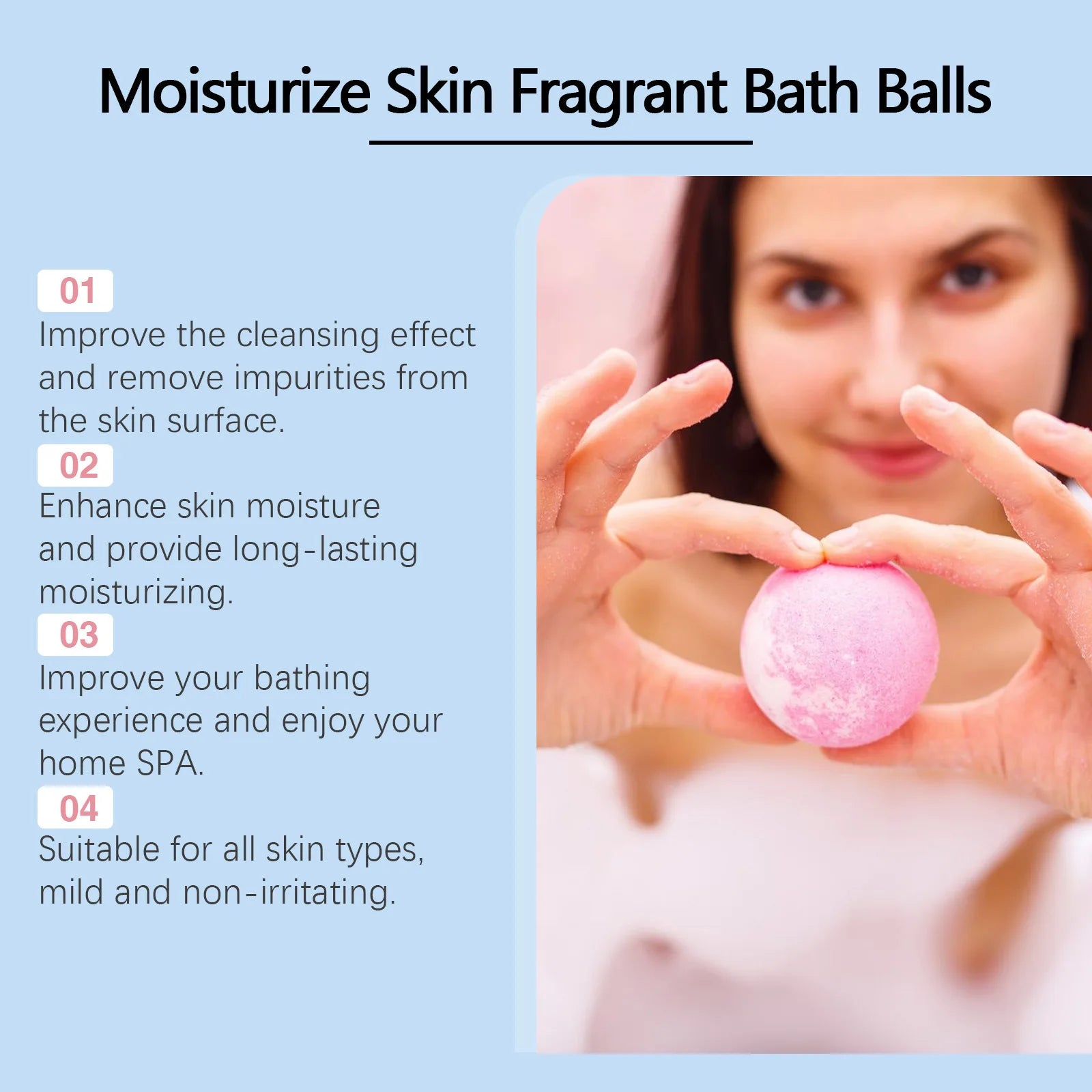 Aromatherapy Bath Bombs Set – Moisturizing & Relaxing 6 pcs Aromatherapy Bath Bombs Zpaxo