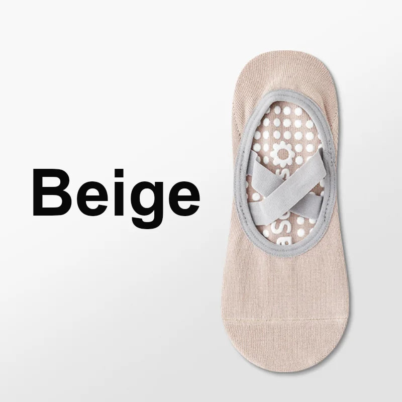 Professional Women Yoga Socks Silicone Anti-slip Ballet Pilates