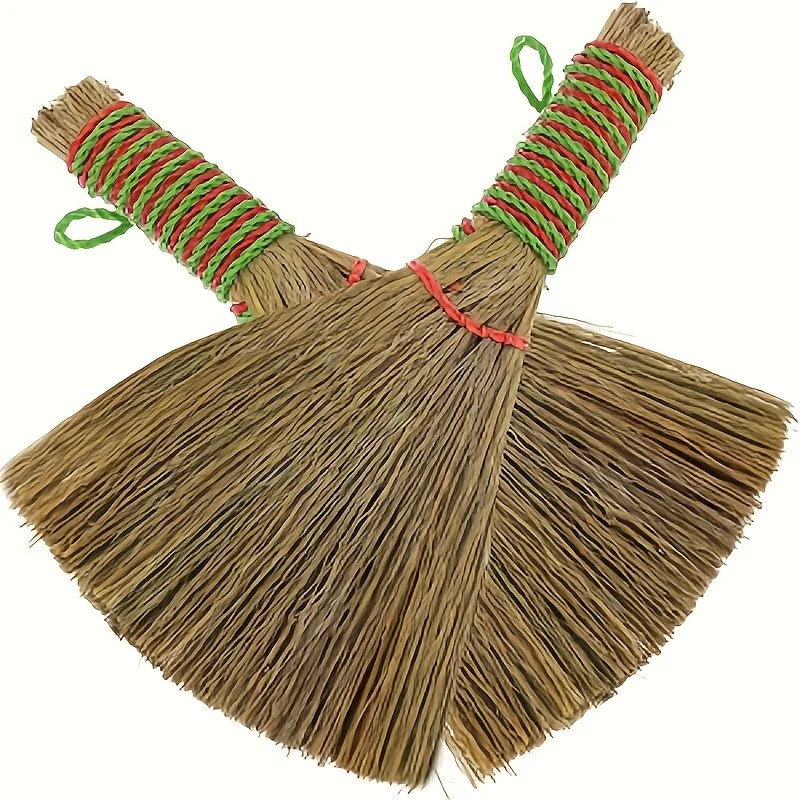 Handheld Broom with Woven Bristles – Portable Mini Sweep Set Handheld Broom Set Zpaxo