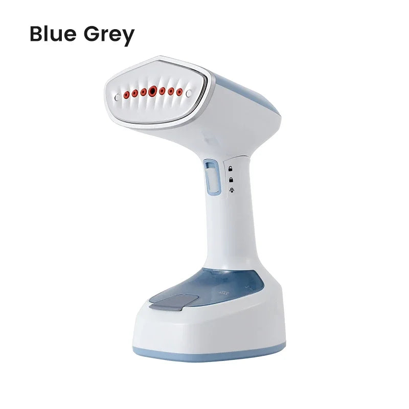 Foldable Ironing Machine 1500W Fast-Heat Garment Steamer Household Electric Fabric Steamer for Home Travel Handheld Steam Iron Zpaxo Blue Grey US