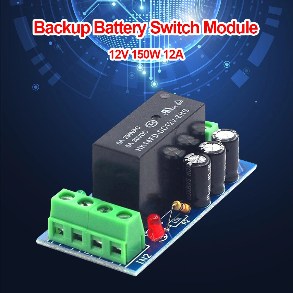 XH-M350 12V 150W Backup Battery Switch Module High Power Switch Control Boards Zpaxo