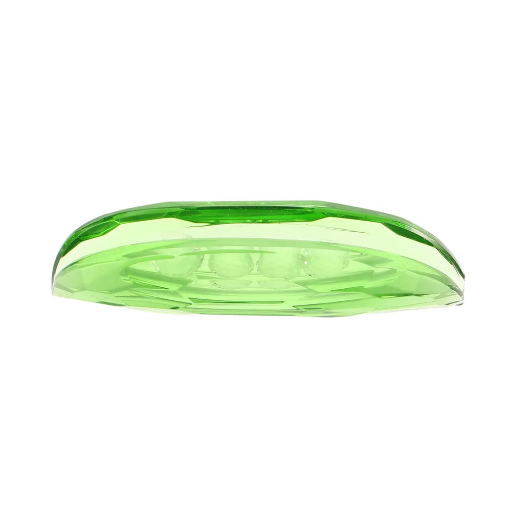 Crystal Snow Pea Artificial Vegetable Ornament Realistic Green Dining