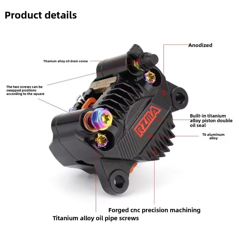 Ruizuma G-M605 4-Piston Hydraulic Disc Brake Caliper Upgrade