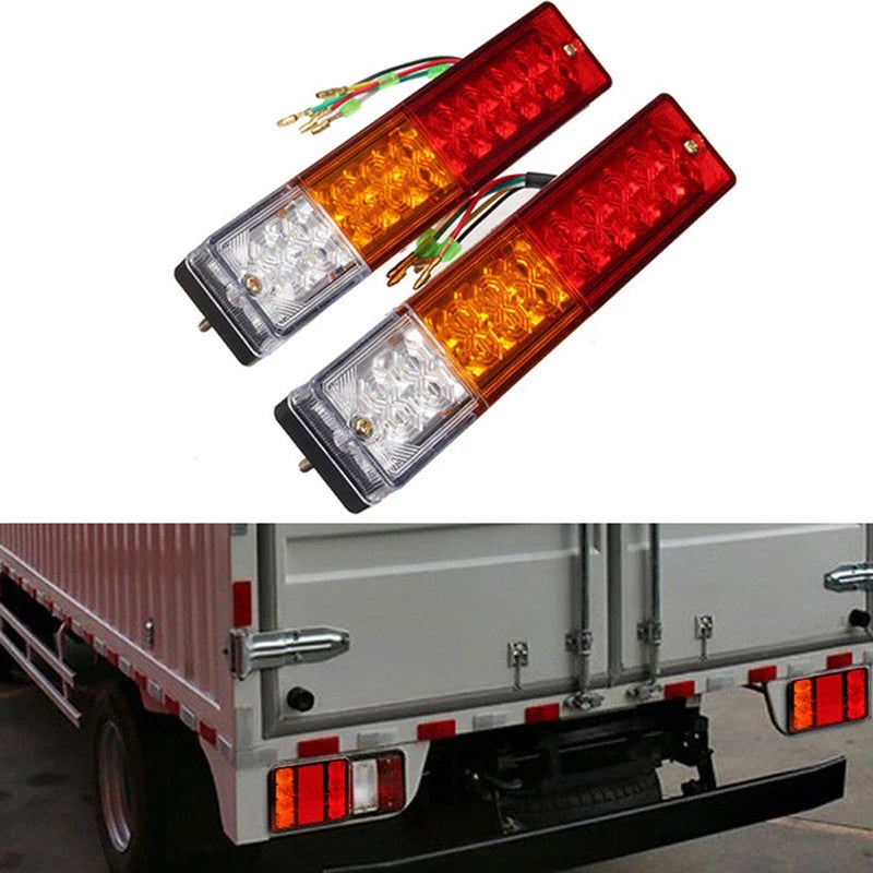 12V 20 LED Tail Light Taillight Turn Signal Indicator Stop Lamp Rear