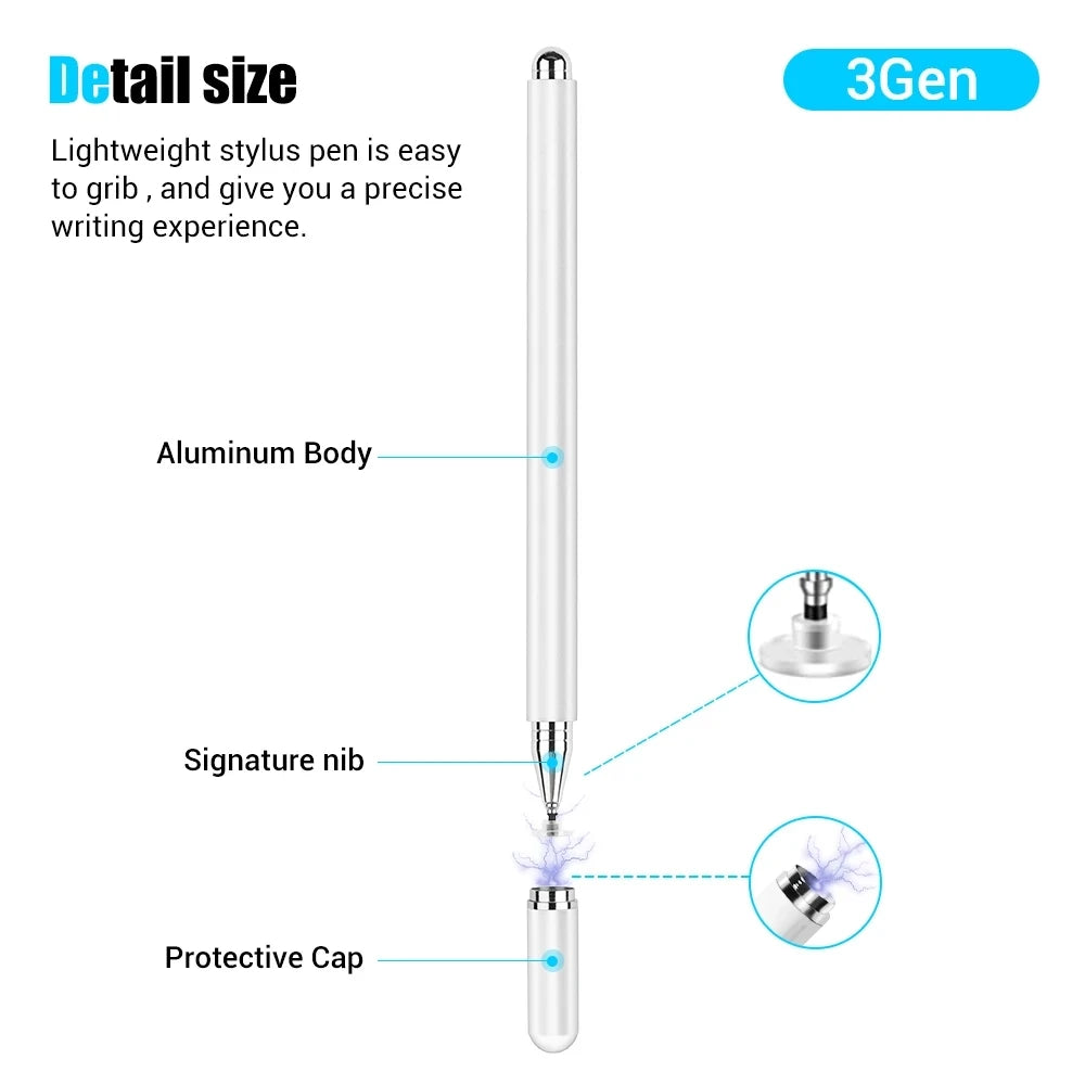 1 Stylus Pen Smartphone Tablet Drawing Capacitive Pencil Universal Zpaxo