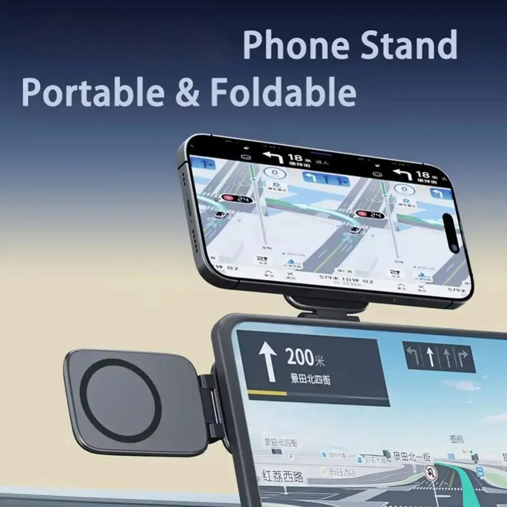 Ultrathin Foldable Magnetic Car Phone Mount – Universal Holder Magnetic Phone Mount Zpaxo