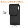 Tactical Phone Pouch Nylon Waist Pack with D-Ring Buckle